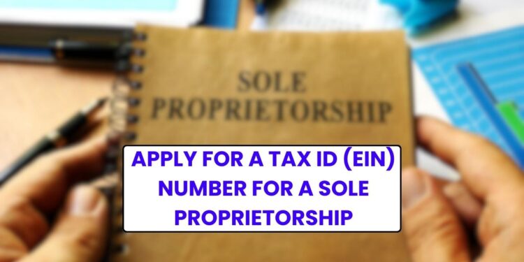 Number for a Sole Proprietorship
