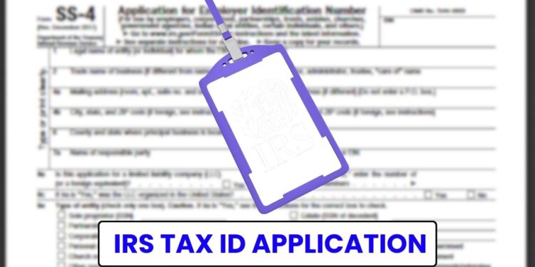 IRS Tax ID Application