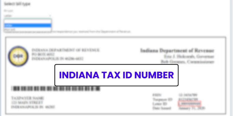 Indiana Tax ID Number